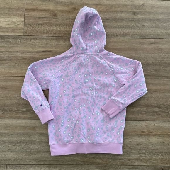 Champion Girls Large Leopard Print Athletic Hoodie - Picture 9 of 16